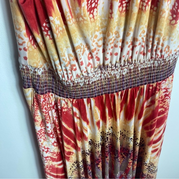 Soma KeyHole Midi Dress Rio Medley Sleeveless NWT Size Medium - Picture 7 of 12